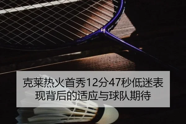 克莱热火首秀12分47秒低迷表现背后的适应与球队期待